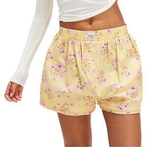 Free People Day to Day Floral Boxer